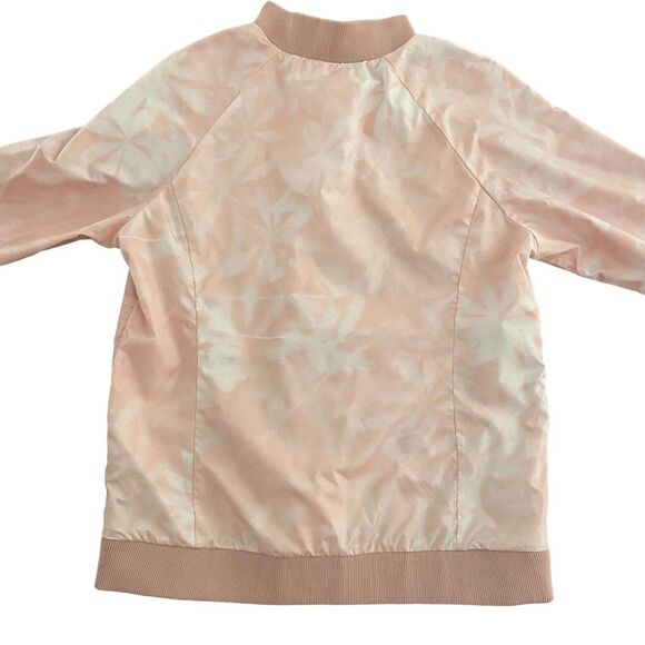 The North Face Pink Full Zip Jacket Girls XL 18 Windbreaker‎ Tie Dye Windwall - Picture 4 of 14